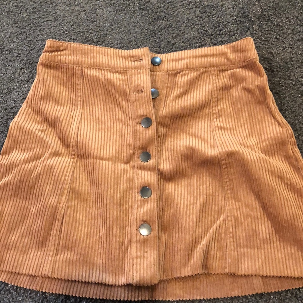 Zara corduroy skirt